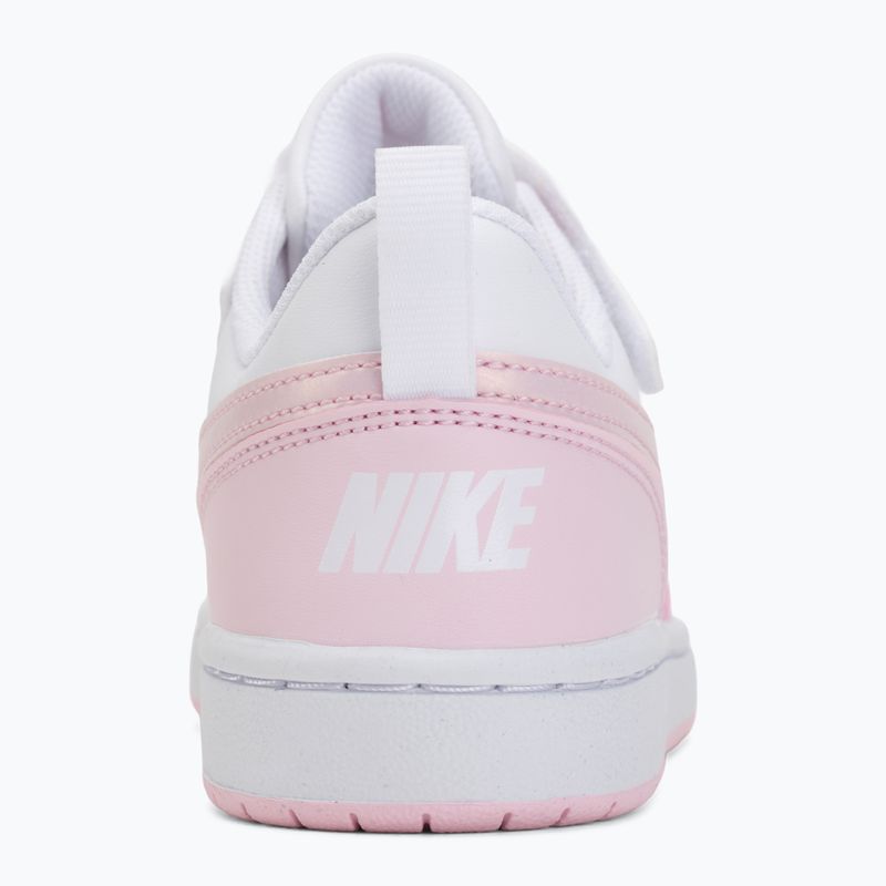 Buty dziecięce Nike Court Borough Low Recraft white/pink foam 6