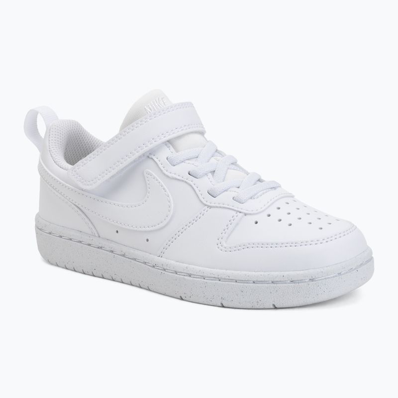 Buty dziecięce Nike Court Borough Low Recraft white/white/white
