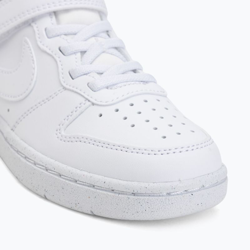 Buty dziecięce Nike Court Borough Low Recraft white/white/white 7