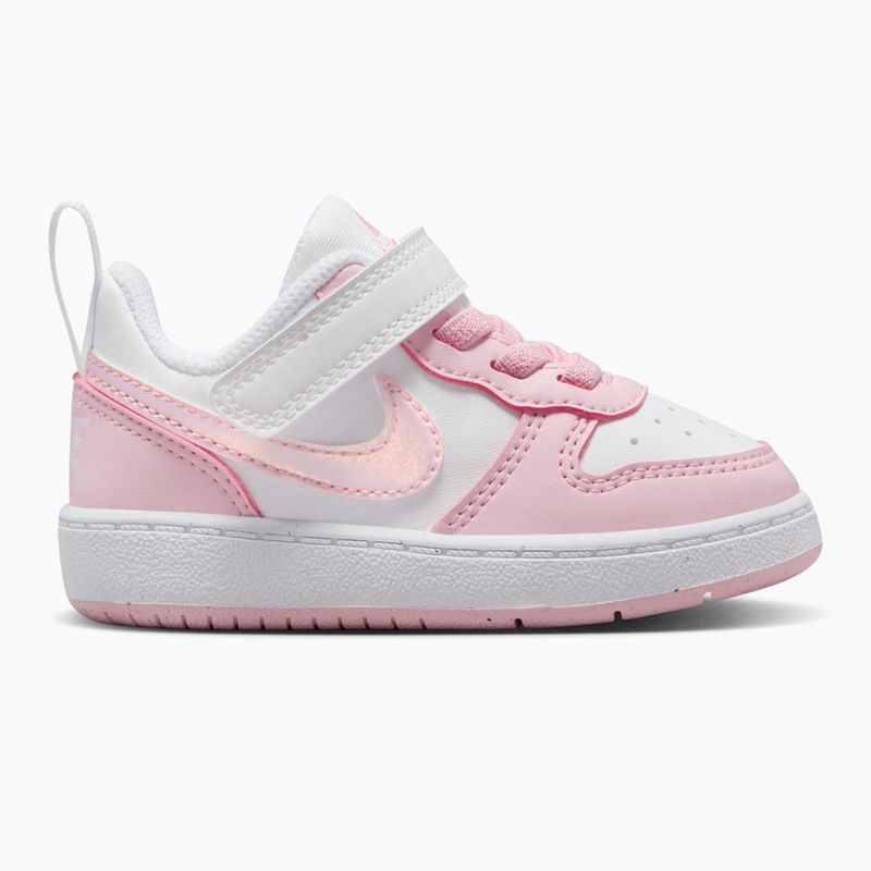 Buty dziecięce Nike Court Borough Low Recraft white/pink foam