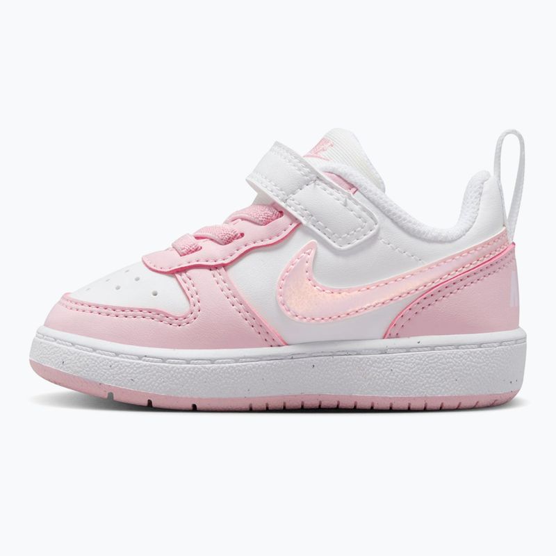 Buty dziecięce Nike Court Borough Low Recraft white/pink foam 2