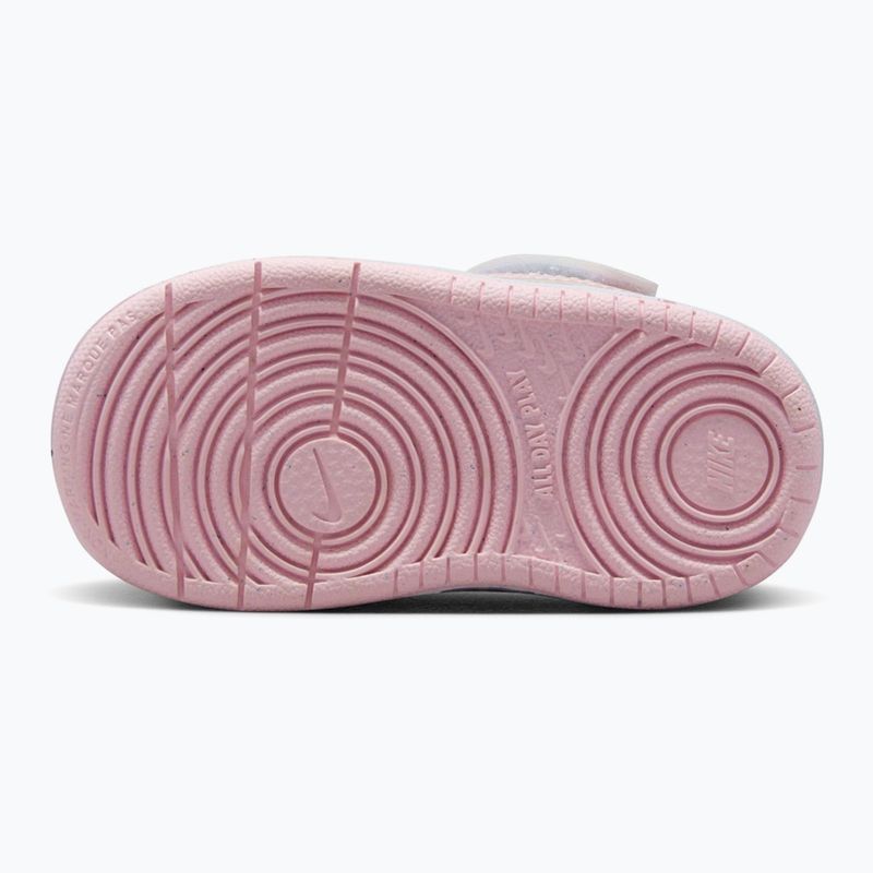 Buty dziecięce Nike Court Borough Low Recraft white/pink foam 3
