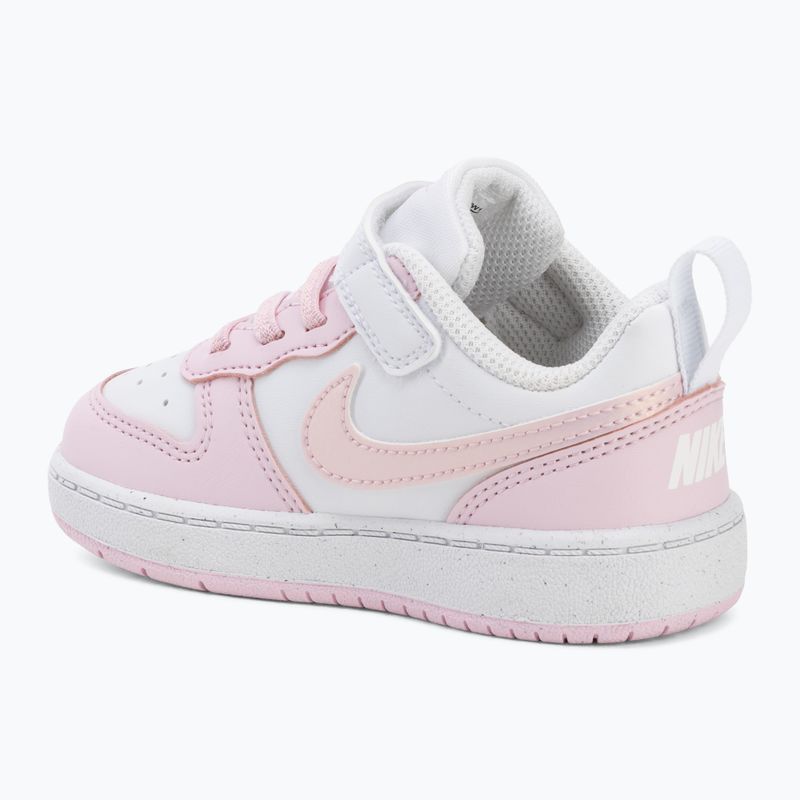 Buty dziecięce Nike Court Borough Low Recraft white/pink foam 3