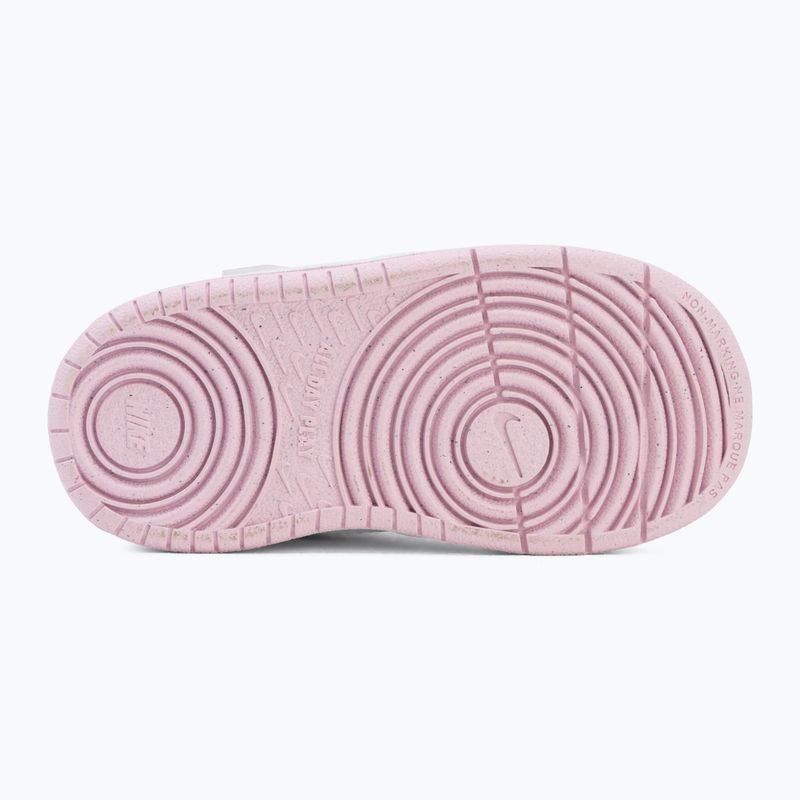 Buty dziecięce Nike Court Borough Low Recraft white/pink foam 4