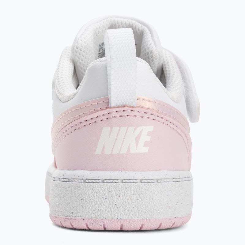 Buty dziecięce Nike Court Borough Low Recraft white/pink foam 6