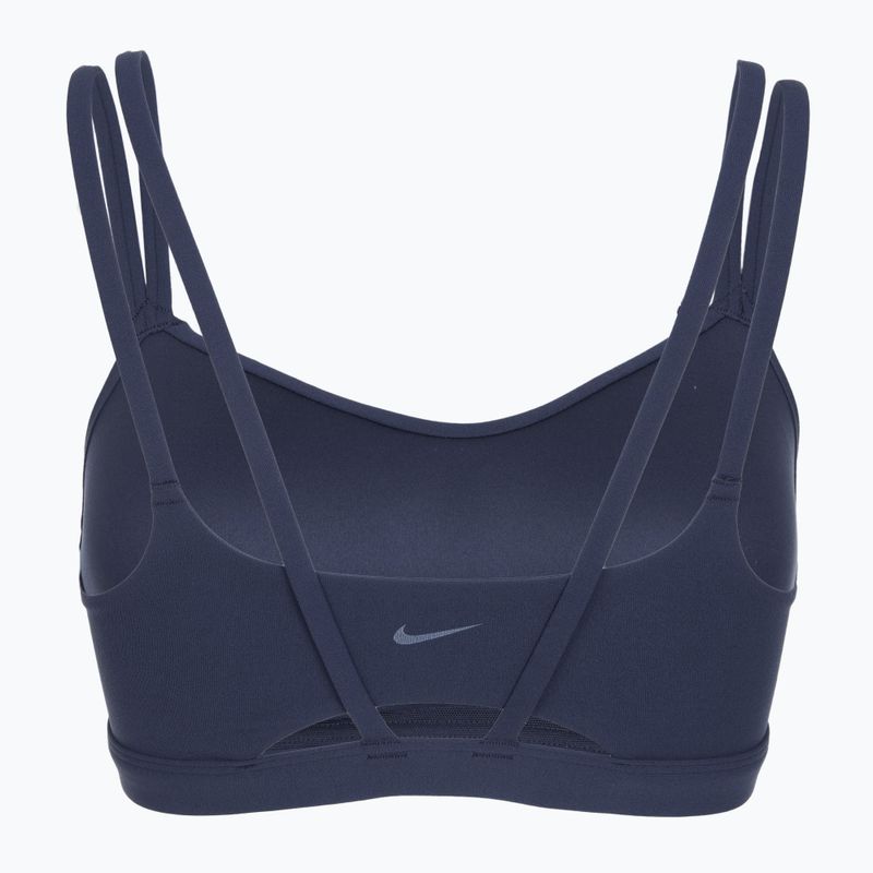 Biustonosz treningowy Nike Zenvy Strappy midnight navy/white 7