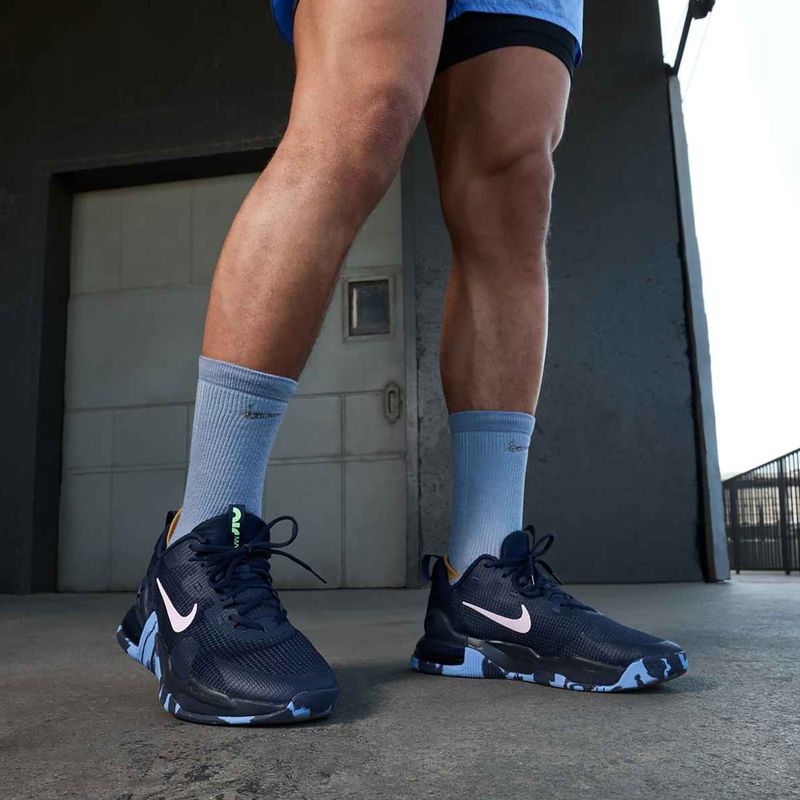 Buty treningowe męskie Nike Air Max Alpha Trainer obsidian/lime blast/polar/pink foam 10