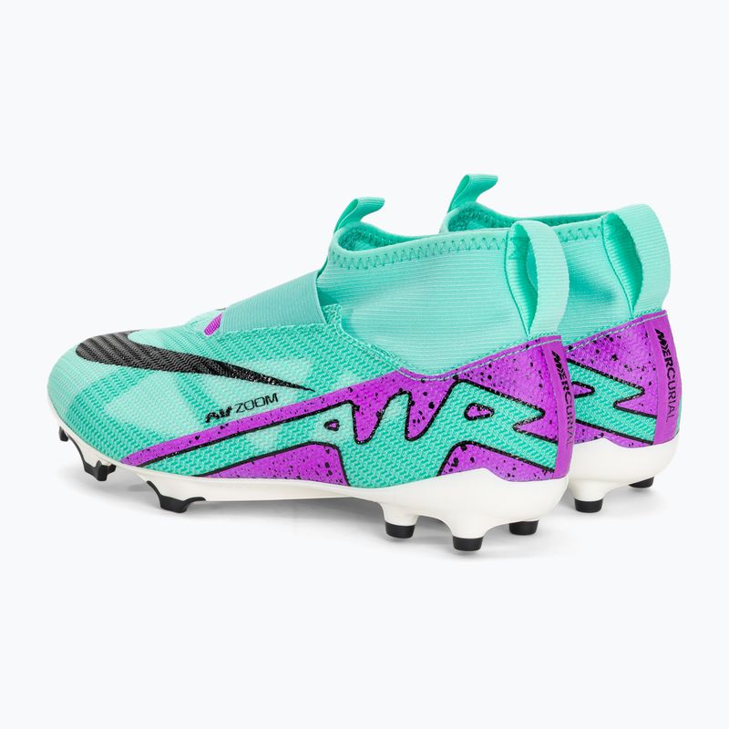 Buty piłkarskie dziecięce Nike Jr Mercurial Superfly 9 Pro FG hyper turquoise/black/ white/fuchsia dream 3