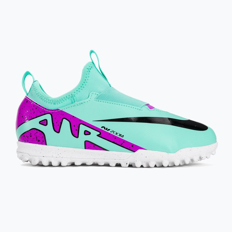 Buty piłkarskie dziecięce Nike Jr Mercurial Vapor 15 Academy TF hyper turquoise/black/ white/fuchsia dream 2