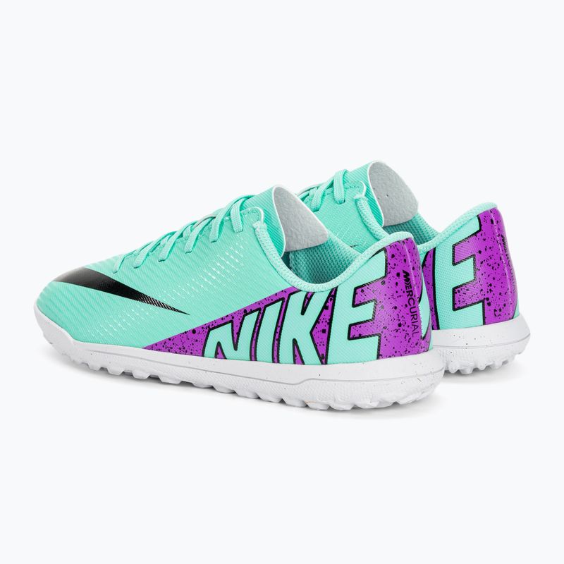 Buty piłkarskie dziecięce Nike Jr Mercurial Vapor 15 Club TF hyper turquoise/black/ white/fuchsia dream 3