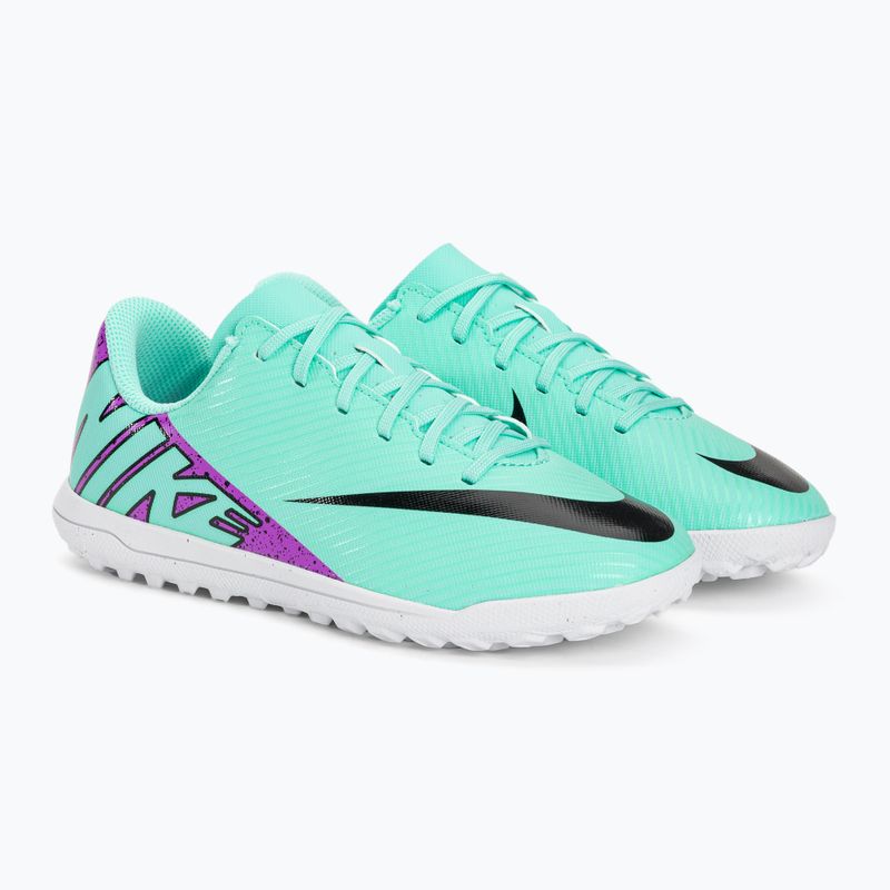 Buty piłkarskie dziecięce Nike Jr Mercurial Vapor 15 Club TF hyper turquoise/black/ white/fuchsia dream 4