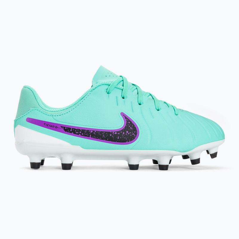 Buty piłkarskie dziecięce Nike Jr Legend 10 Academy FG/MG hyper turquoise/fuchsia dream/black 2