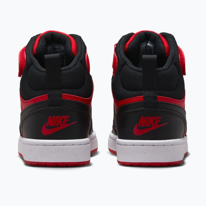 Buty dziecięce Nike Court Borough Mid 2 university red/white/black 4
