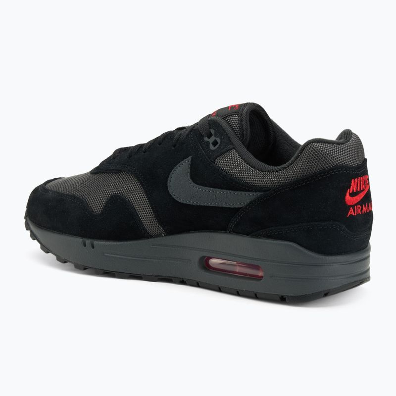 Buty męskie Nike Air Max 1 black/university red/anthracite 3