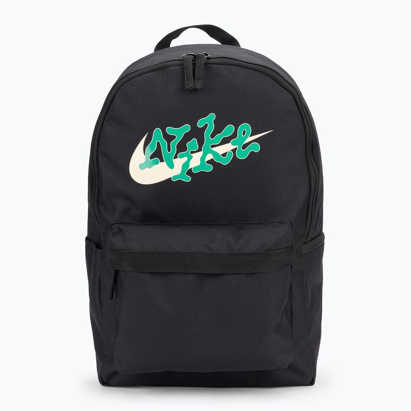 Plecak Nike Heritage 25 l black/stadium green