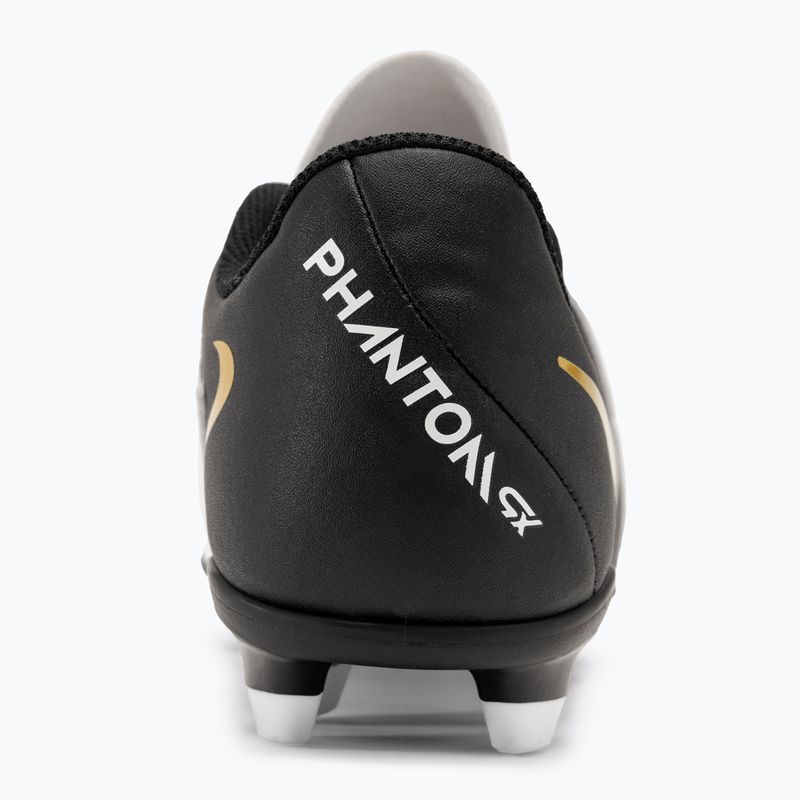 Buty piłkarskie dziecięce Nike Phantom GX II Club FG/MG Junior white/metallic gold coin/black 6