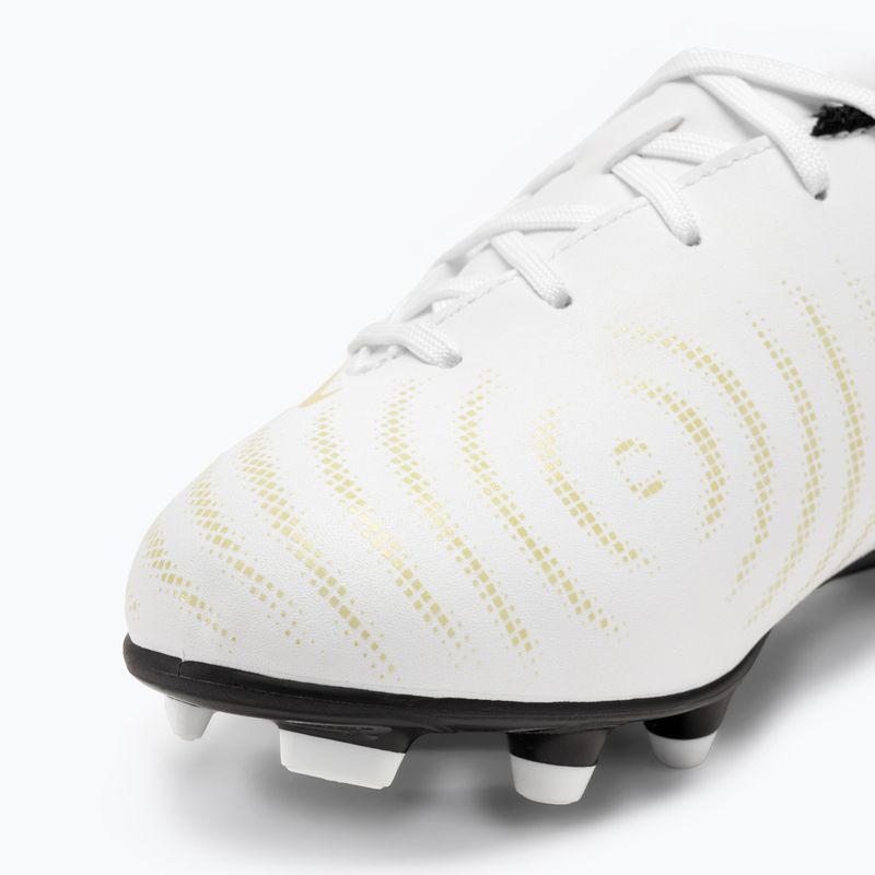 Buty piłkarskie dziecięce Nike Phantom GX II Club FG/MG Junior white/metallic gold coin/black 7