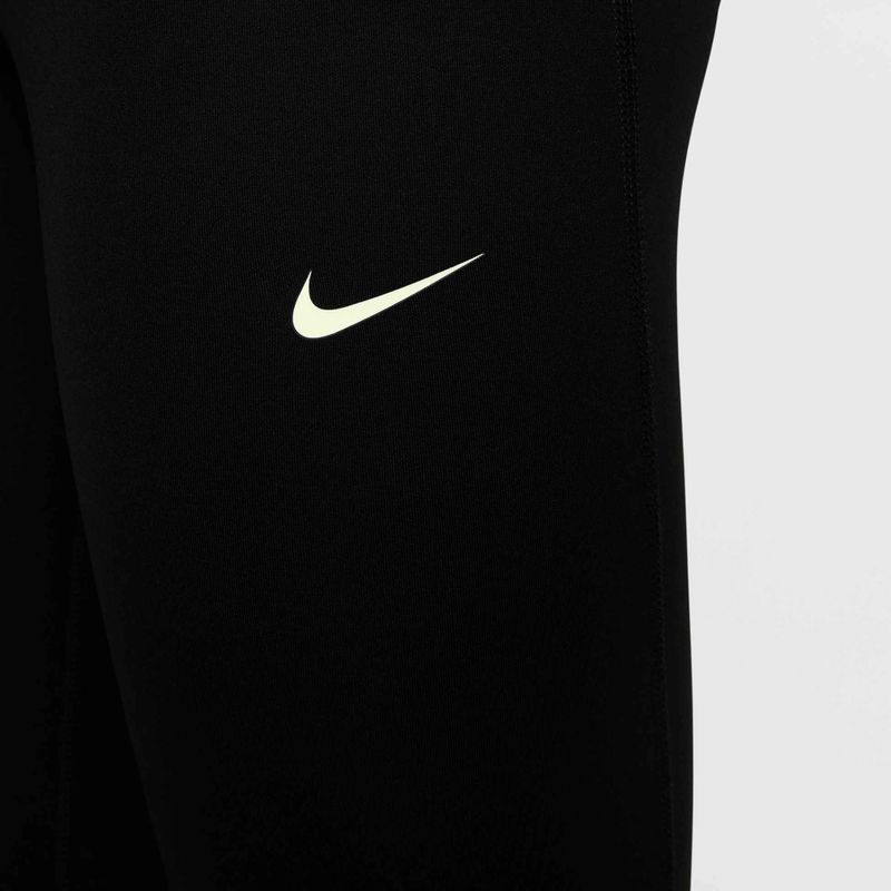 Legginsy dziecięce Nike Pro Dri-FIT comet black/volt/white 5