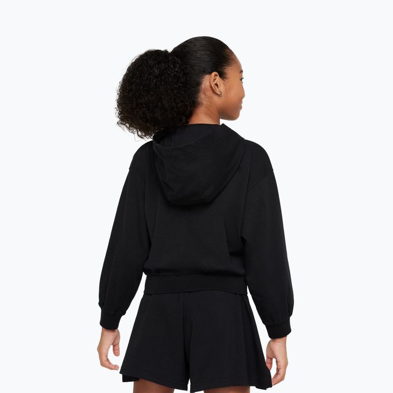 Bluza dziecięca Nike Sportswear Full Zip Hoodie black/flat pewter 3