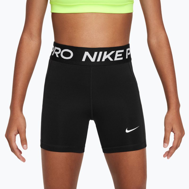 Spodenki dziecięce Nike Pro Leak Protection Period black/white 2