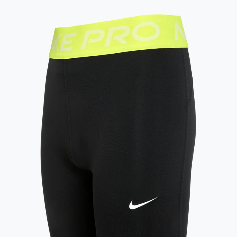 Legginsy dziecięce Nike Pro Dri-FIT comet black/volt/white 8