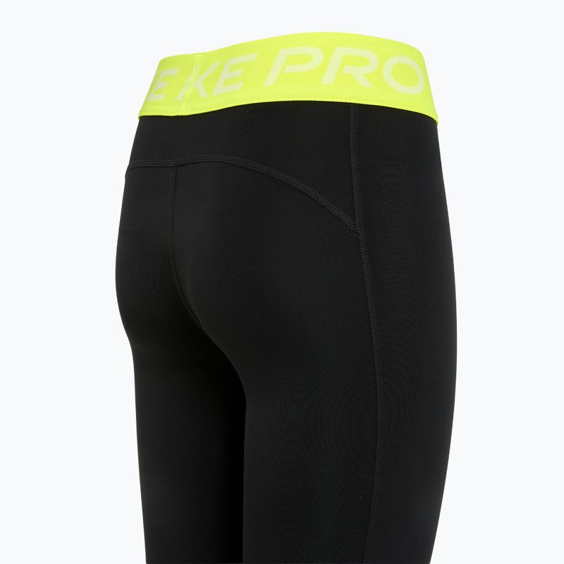 Legginsy dziecięce Nike Pro Dri-FIT comet black/volt/white 9