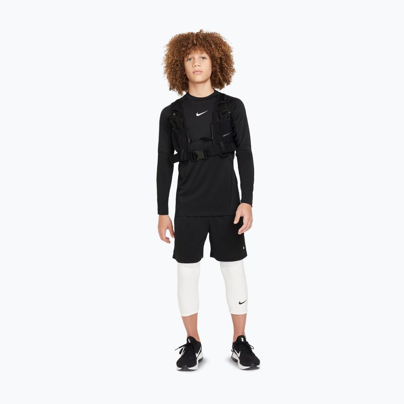 Longsleeve dziecięcy Nike Pro Dri-Fit black/white 2