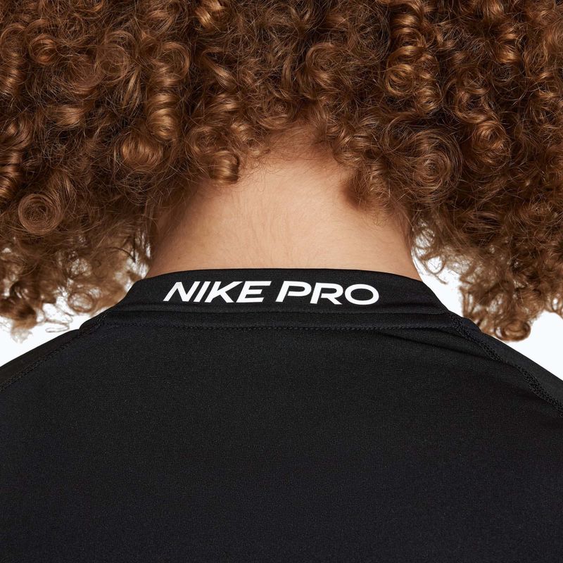 Longsleeve dziecięcy Nike Pro Dri-Fit black/white 5
