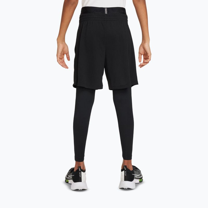 Legginsy dziecięce Nike Pro Dri-FIT black/black/white 3