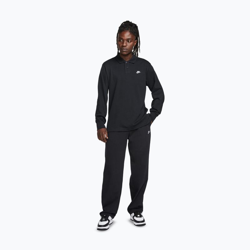 Spodnie męskie Nike Sportswear Club Knit Open-Hem black/white 2