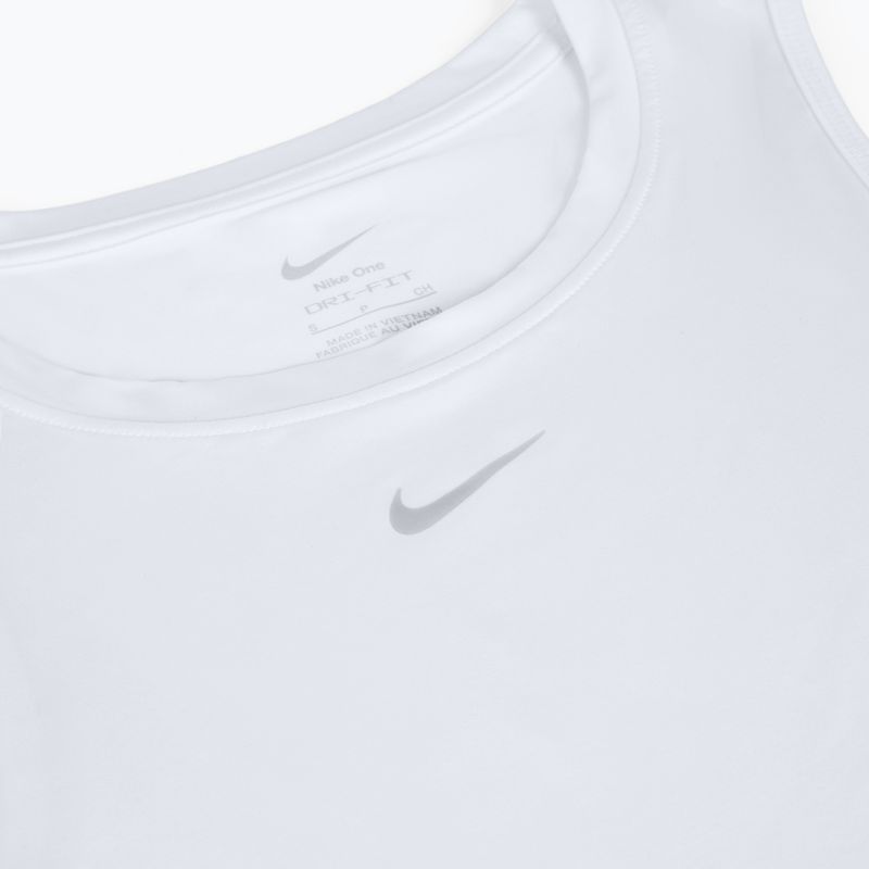 Koszulka treningowa damska Nike One Classic Dri-Fit Cropped Tank white 8