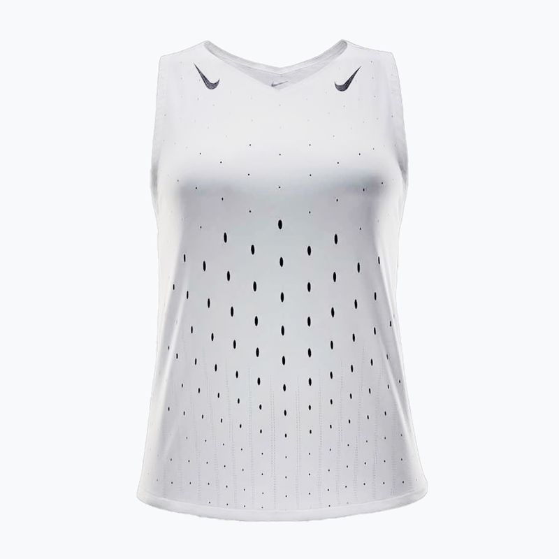 Koszulka do biegania damska Nike AeroSwift Dri-Fit ADV Singlet white/black/black