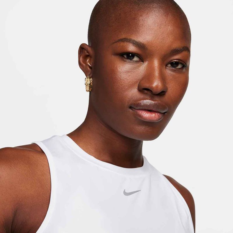 Koszulka treningowa damska Nike One Classic Dri-Fit Cropped Tank white 4