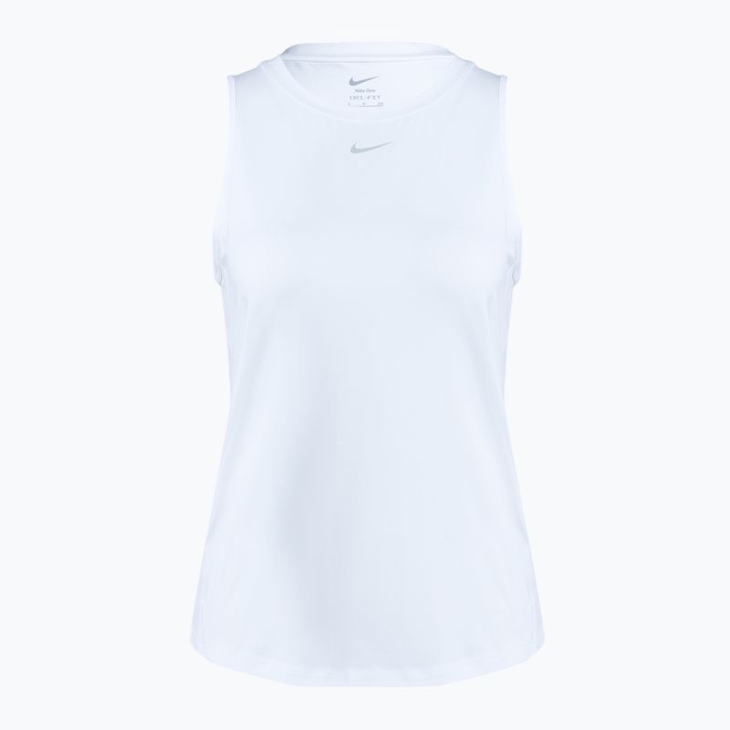 Tank top treningowy damski Nike One Classic Dri-Fit white/black