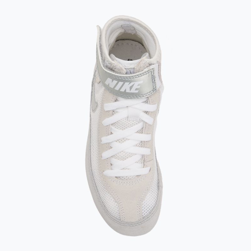 Buty zapaśnicze dziecięce Nike Speedsweep VII white/metallic silver 5