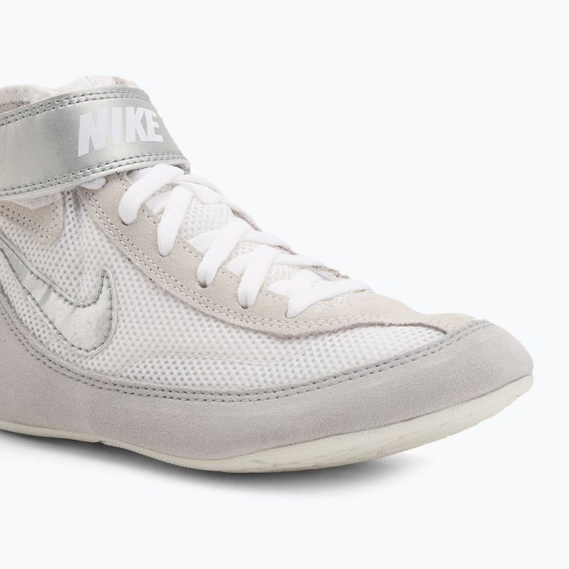 Buty zapaśnicze dziecięce Nike Speedsweep VII white/metallic silver 7
