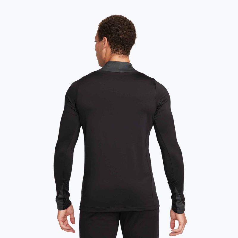 Longsleeve piłkarski Nike Strike Dri-Fit 1/2 Zip Drill Top black/anthracite/white 3