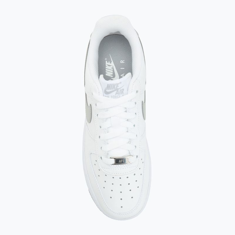 Buty męskie Nike Air Force 1 '07 white/white/light smoke grey 5