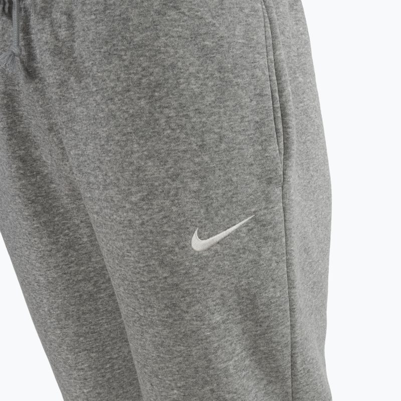 Spodnie damskie Nike Sportswear Phoenix Fleece Mid-Rise dark grey heather/sail 3