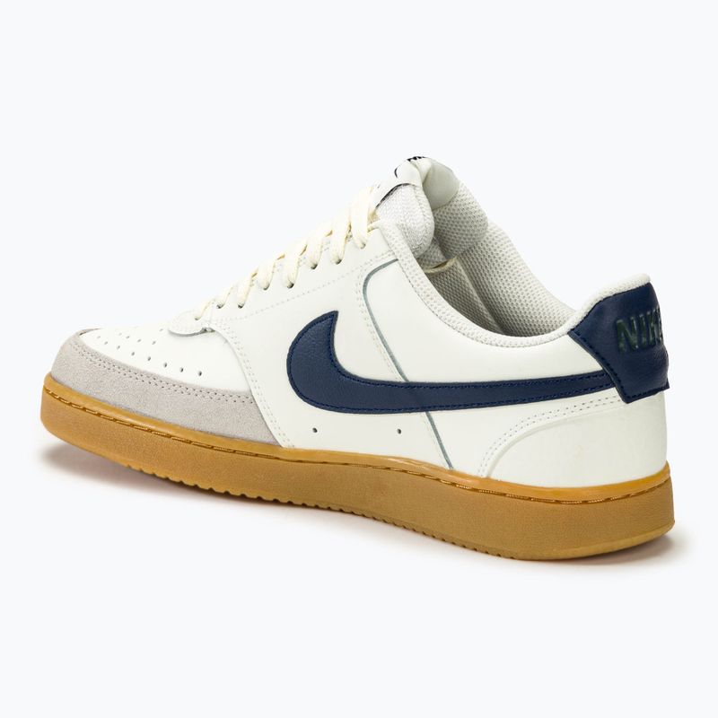 Buty męskie Nike Court Vision Low sail/gum light brown/light iron ore/midnight navy 3