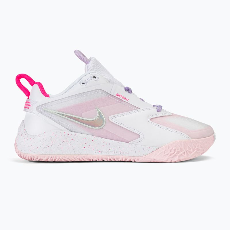 Buty do siatkówki damskie Nike Zoom Hyperace 3 SE white/hyper pink/mint foam/violet mist/pink foam 2
