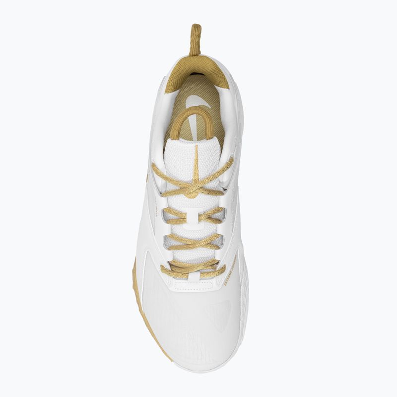 Buty do siatkówki Nike Zoom Hyperace 3 white/mtlc gold-photon dust 5