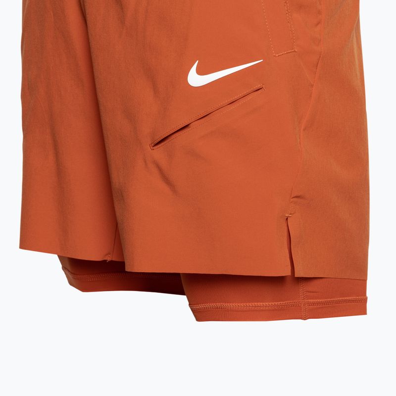 Spodenki tenisowe męskie Nike Court Dri-Fit Slam rust factor/pink quartz/white 3