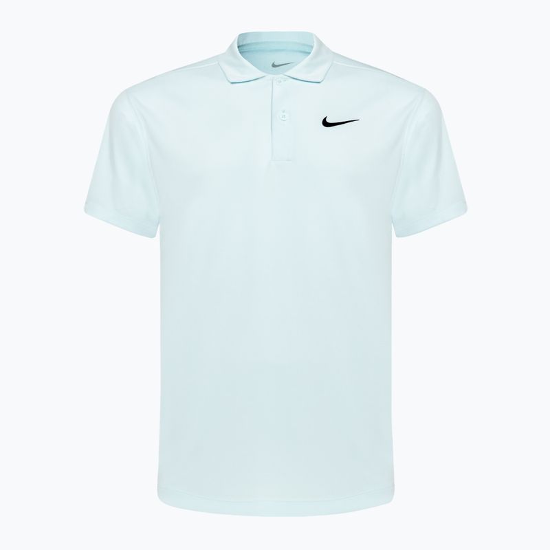 Koszulka polo męska Nike Court Dri-Fit Polo Solid glacier blue/black