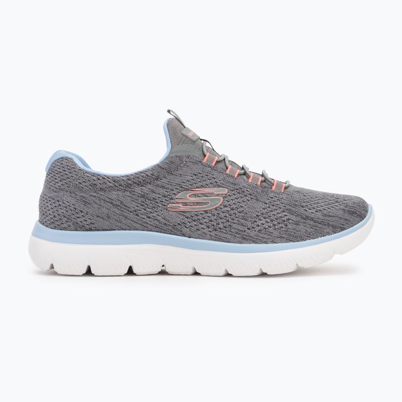 Buty damskie SKECHERS Summits Fun Flare gray 2