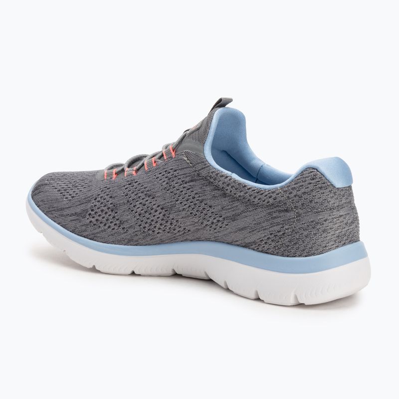 Buty damskie SKECHERS Summits Fun Flare gray 3