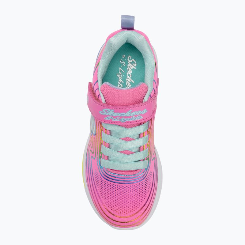Buty dziecięce SKECHERS S-Lights Wavy Beams pink/multi 5