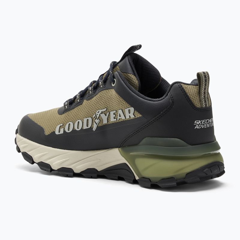 Buty męskie SKECHERS Max Protect Fast Track olive/black 3