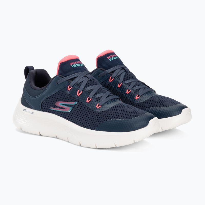 Buty damskie SKECHERS Go Walk Flex Caley navy/white/coral 5