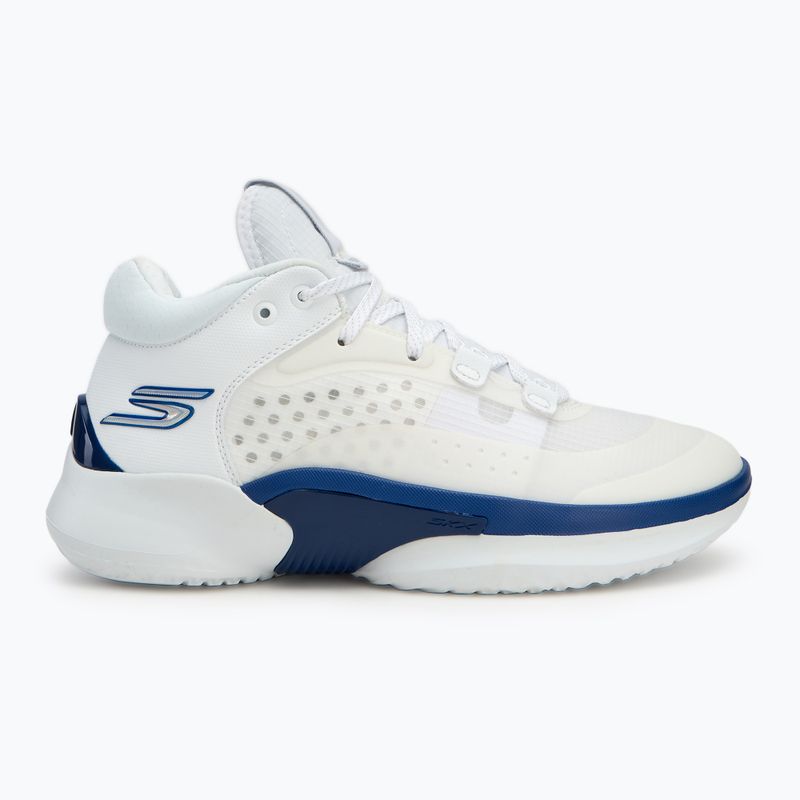 Buty do koszykówki męskie SKECHERS SKX Resagrip white/blue 2